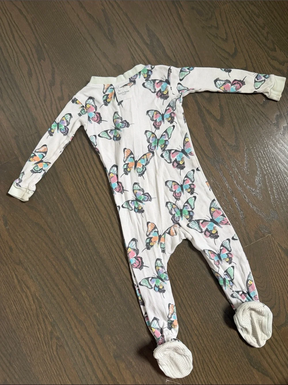 Burt’s Bees Baby Butterfly Footed Sleeper – 12M